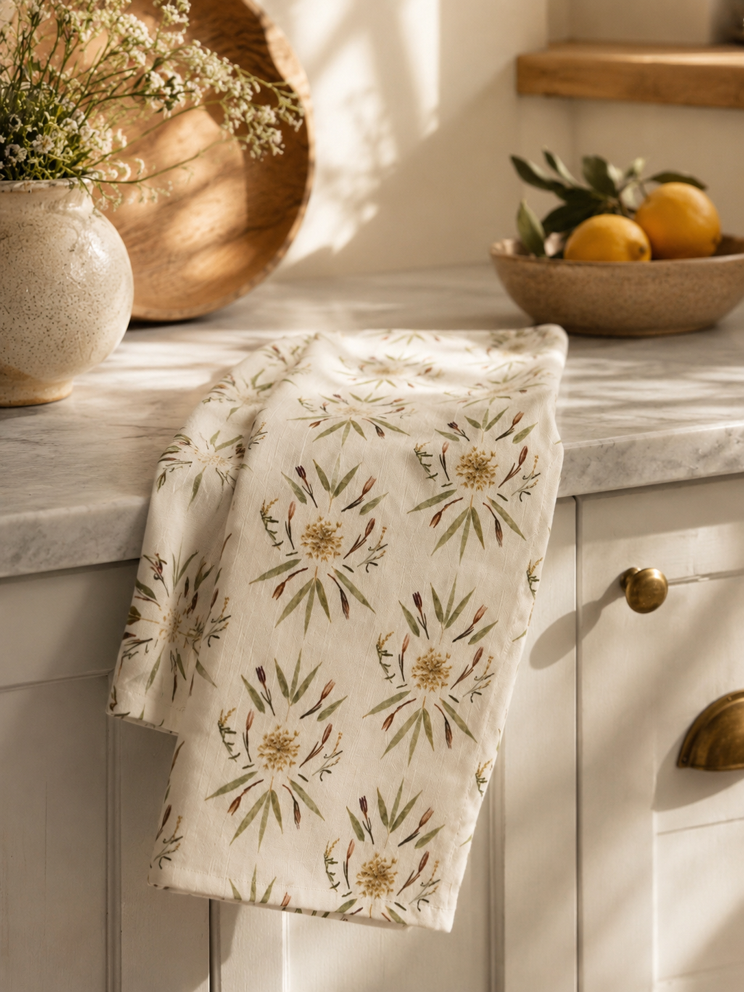 Queen Anne's Quiet Magic Tea Towel