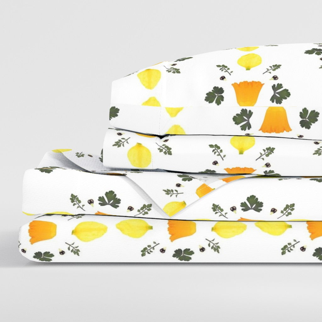 Daffodil Days Sheet Set