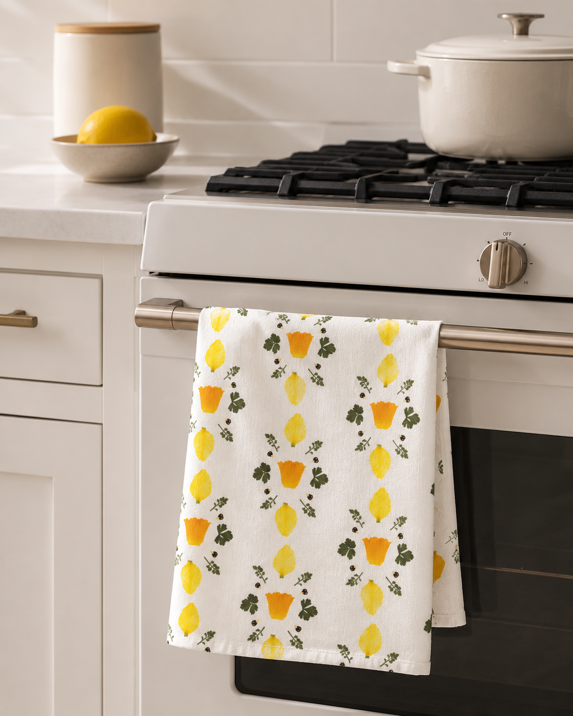 Daffodil Days Tea Towel