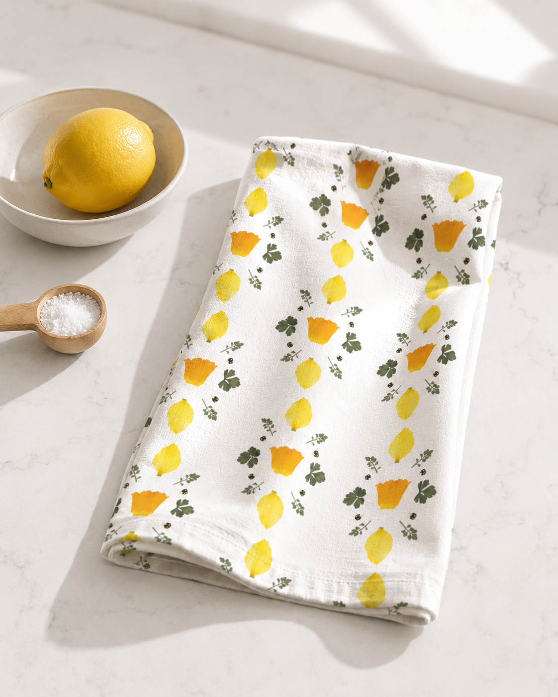 Daffodil Days Tea Towel
