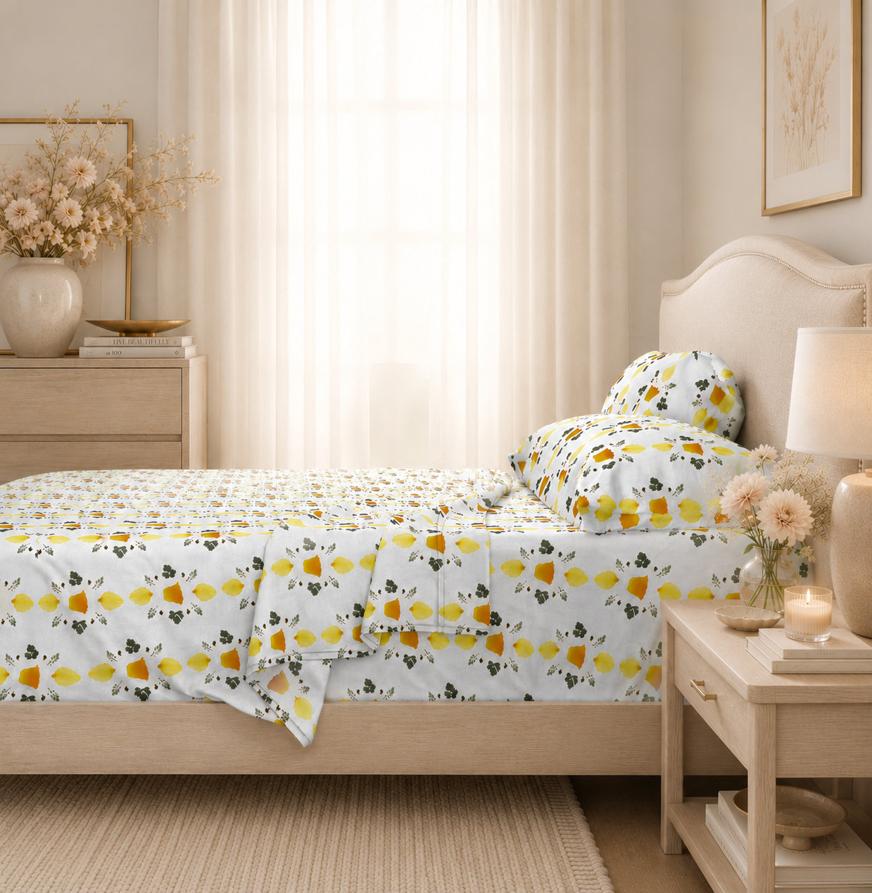 Daffodil Days Sheet Set