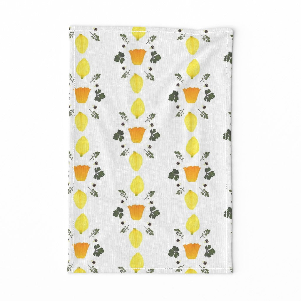 Daffodil Days Tea Towel