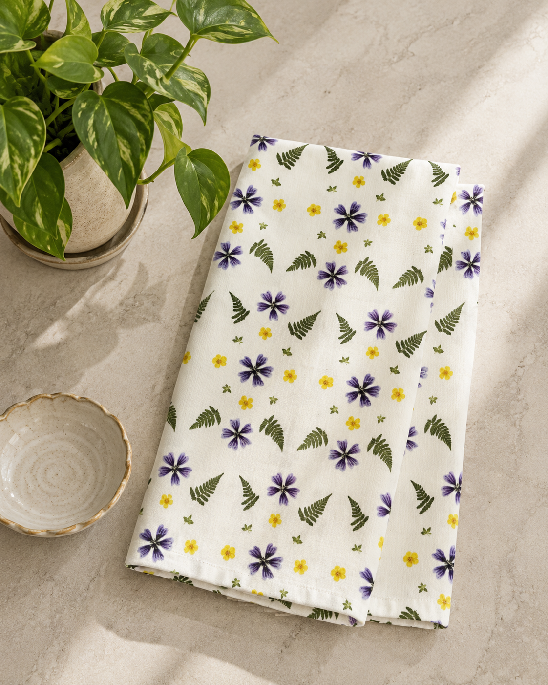 Nature's Frequency Tea Towel