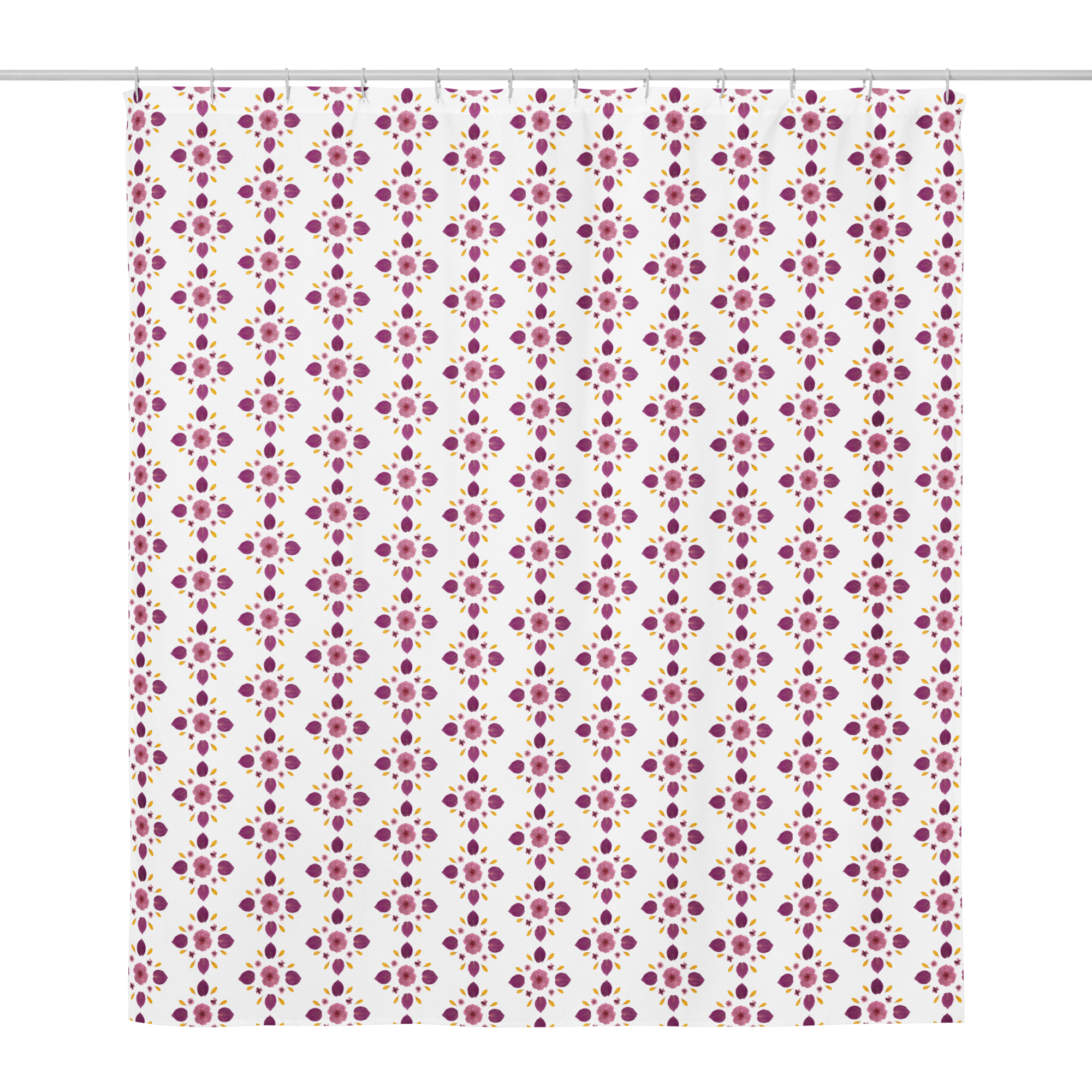 Petal Pops of Pink Shower Curtain