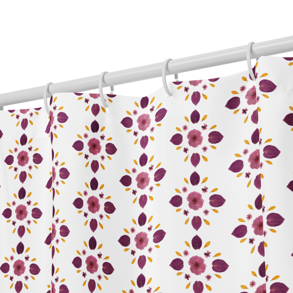 Petal Pops of Pink Shower Curtain