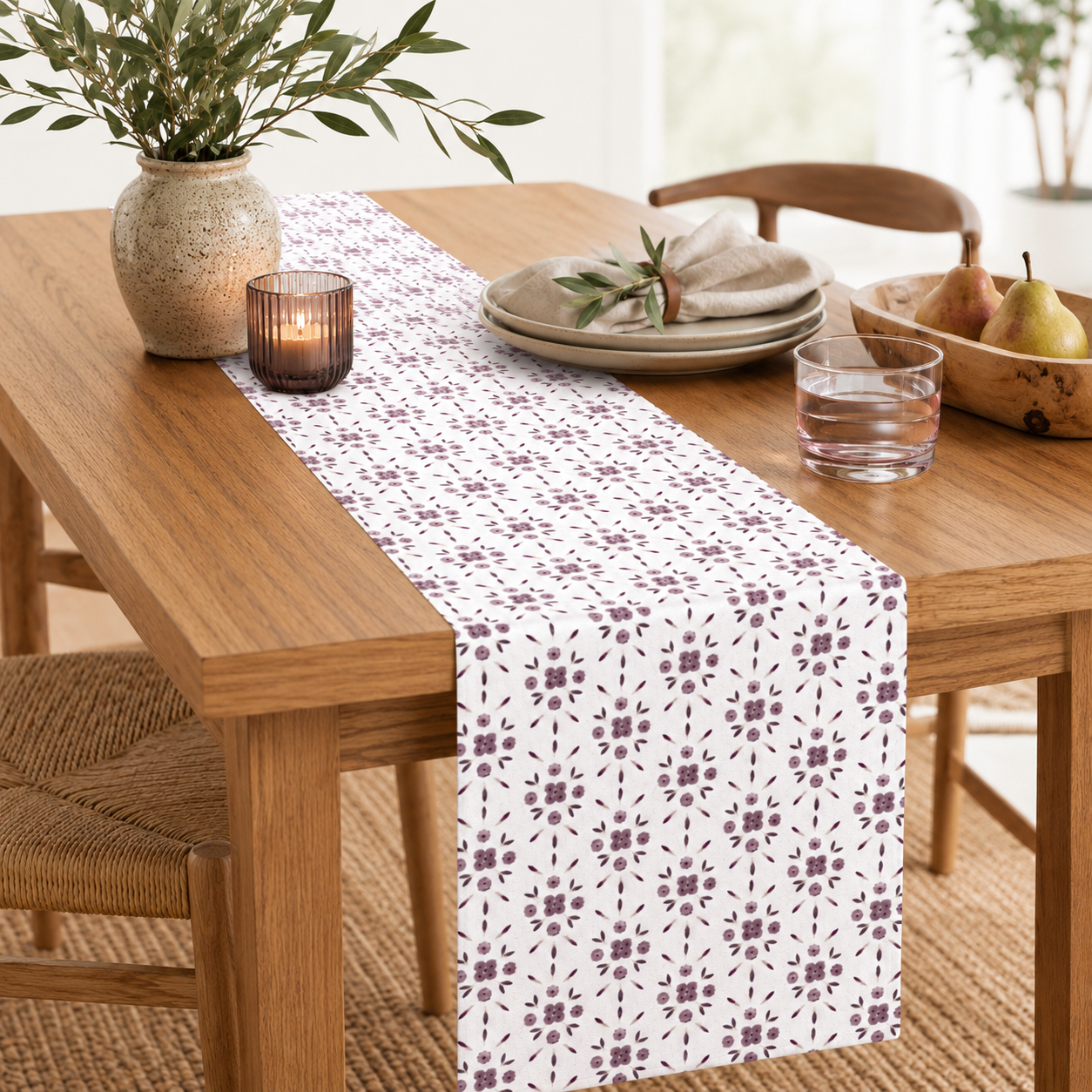 Petal Prisms Table Runner