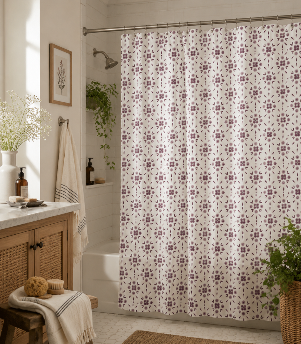 Petal Prisms Shower Curtain