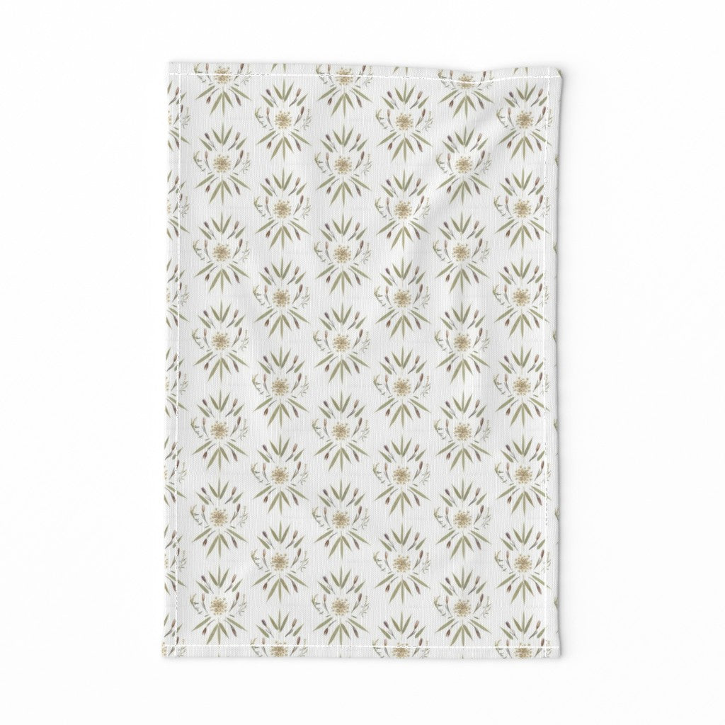 Queen Anne's Quiet Magic Tea Towel