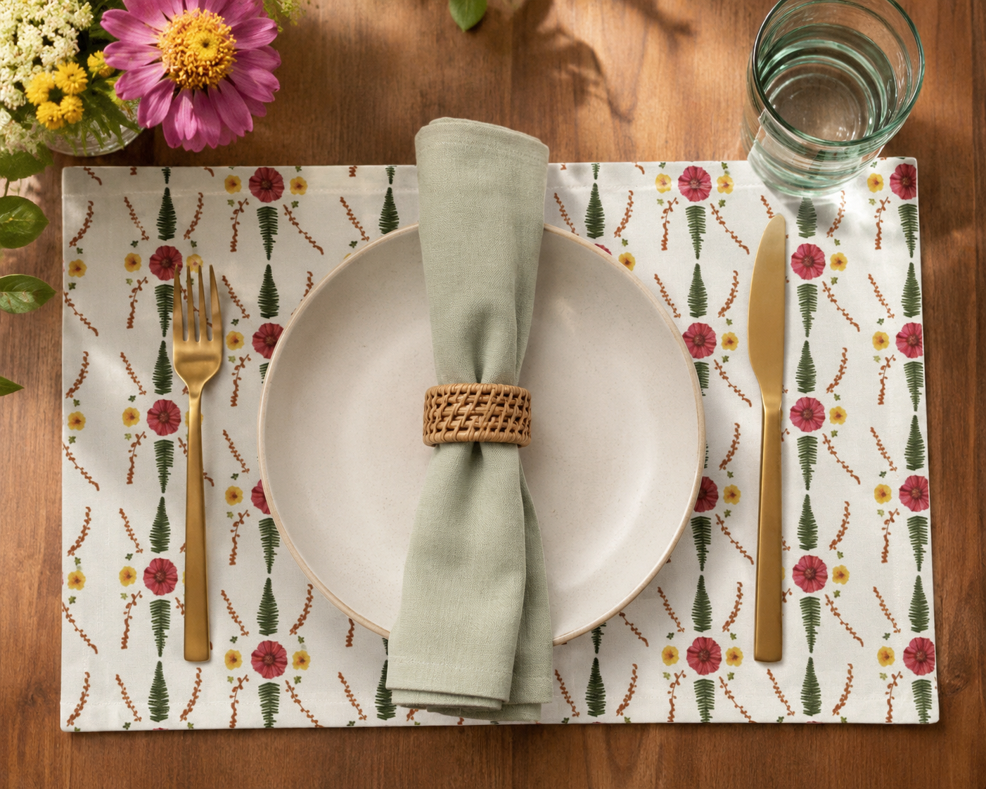 She Resurrected Herself Placemat